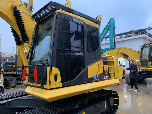Fuerte potencia y estabilidad hidráulica 7 días tiempo de entrega excavadora usada Komatsu PC130