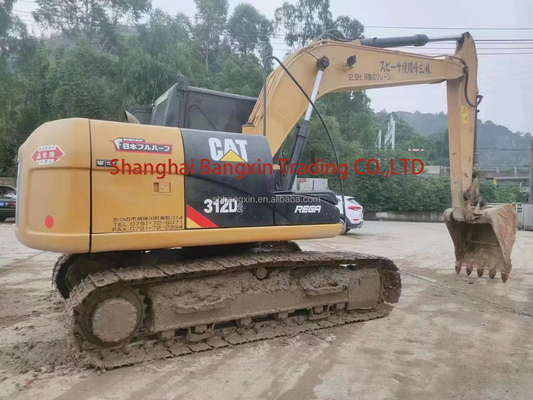 Fuerte potencia y estabilidad hidráulica Usada excavadora Cat 312D2 para una excelente eficiencia