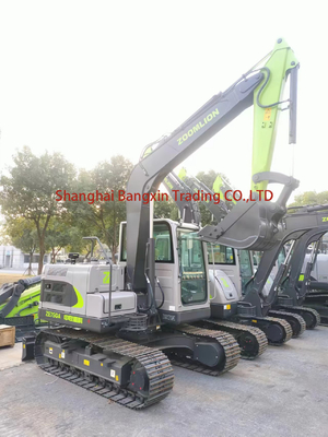 Excavadora ZOOMLION ZE75 de 7 toneladas con una altura máxima de excavación de 3582 mm