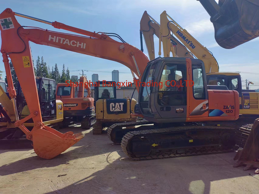 Excavadora Hitachi ZX120 de segunda mano con todas las funciones en buen estado