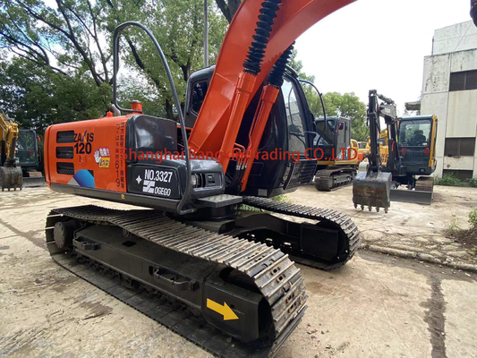Excavadora Hitachi ZX120 de segunda mano con todas las funciones en buen estado