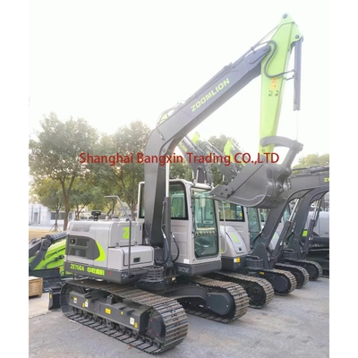 800 horas de trabajo usadas Zoomlion ZE75GA Excavadora para la construcción de ingeniería en el mejor de los casos