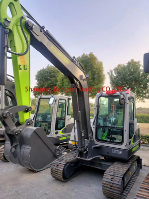 800 horas de trabajo usadas Zoomlion ZE75GA Excavadora para la construcción de ingeniería en el mejor de los casos