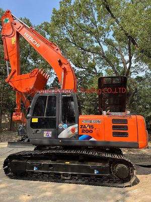 Máquina de construcción de excavadora de rastreador usada Hitachi ZX200 con gran potencia