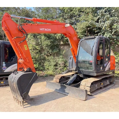 Buena condición de la mini excavadora usada Hitachi ZX70 de 7 toneladas con envío gratuito en 2023