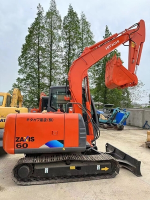 El 90% usado Hitachi ZX60 mini excavadora de 6 toneladas hecha en Japón para sus necesidades industriales