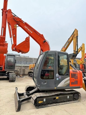 El 90% usado Hitachi ZX60 mini excavadora de 6 toneladas hecha en Japón para sus necesidades industriales