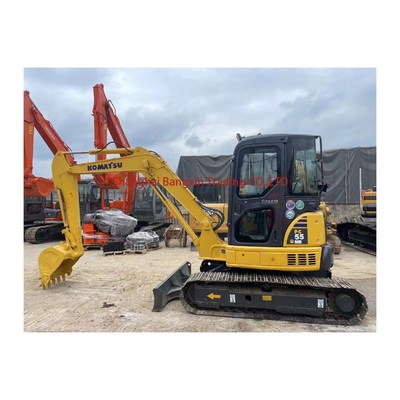 Excavadora Komatsu PC55MR-2 de 90% de grado usado con envío gratuito y alto peso de operación