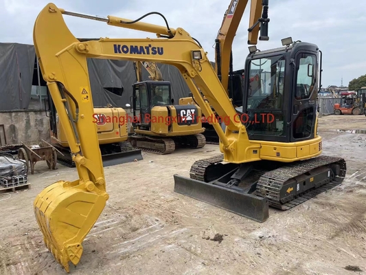 Excavadora Komatsu PC55MR-2 de 90% de grado usado con envío gratuito y alto peso de operación