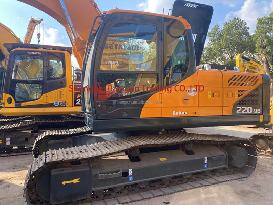 21000 KG de peso de la máquina 2020 Usado Hyundai 220-9S Excavadora Crawler para la construcción