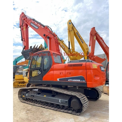 1.5 Capacidad del cubo Excavadora Doosan DX225LC original de Corea para trabajos pesados