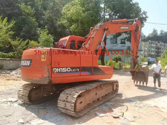 600 horas de trabajo Excavadora Doosan DH150LC-7 para proyectos de ingeniería y construcción
