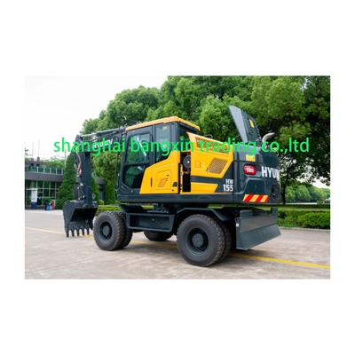 Excavadora Hyundai HW150 de segunda mano con certificación EPA/CE y ideal para proyectos pesados