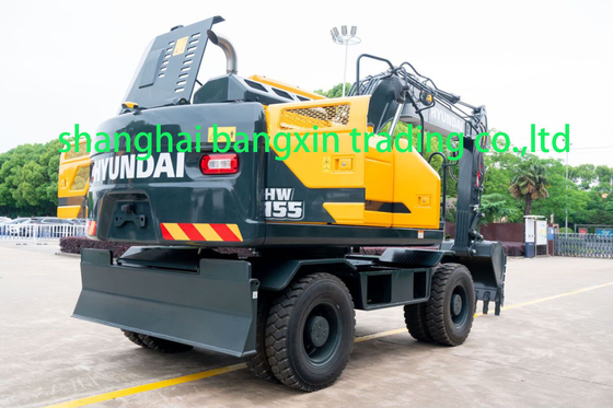 Excavadora Hyundai HW150 de segunda mano con certificación EPA/CE y ideal para proyectos pesados