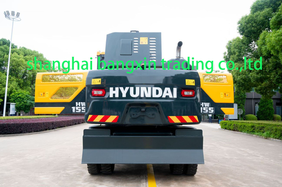 Excavadora Hyundai HW150 de segunda mano con certificación EPA/CE y ideal para proyectos pesados