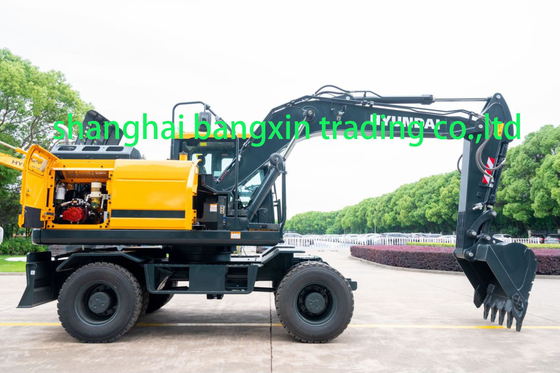 Excavadora Hyundai HW150 de segunda mano con certificación EPA/CE y ideal para proyectos pesados