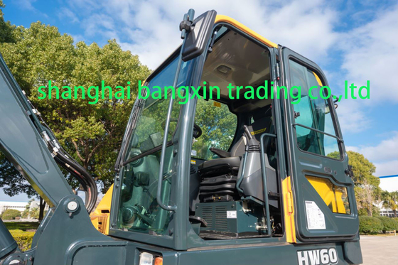 Excavadora Hyundai HW60 Usada asequible con motor Cummins en buen estado