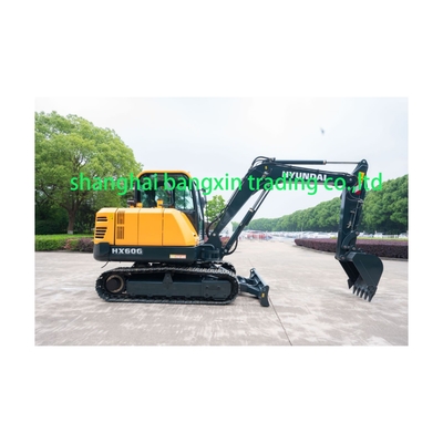 Excavadora mini Hyundai HX60G usada con certificación EPA/CE y todas las funciones funcionando