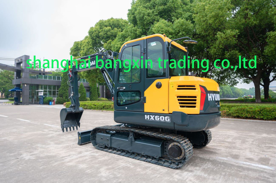 Excavadora mini Hyundai HX60G usada con certificación EPA/CE y todas las funciones funcionando