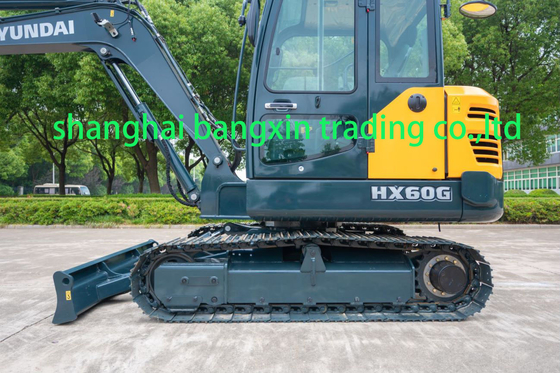 Excavadora mini Hyundai HX60G usada con certificación EPA/CE y todas las funciones funcionando