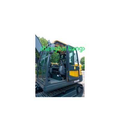 Excavadora Hyundai HX80 de segunda mano con gran potencia y estabilidad hidráulica en el consumo