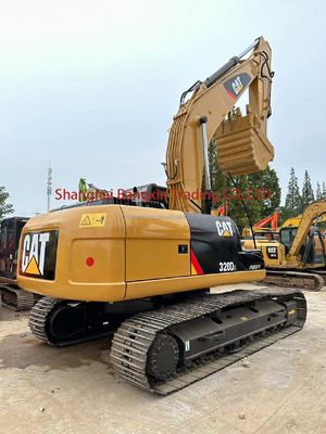 Excavadora Cat 320D2 usada con excelente rendimiento de trabajo y bomba hidráulica original