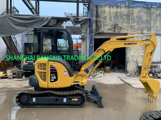 Motor Komatsu Mini Excavadora de 3,5 toneladas Granja de la EPA Usado Excavadora de rastreador MiniBagger compacto
