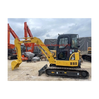 Usado Komatsu PC55MR-2 mini excavadora 28.5k año 2021 excelente estado