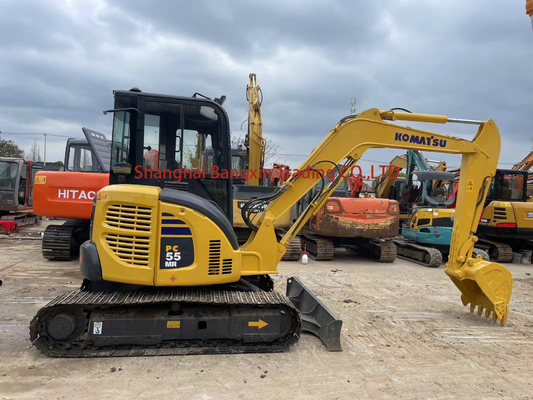 Usado Komatsu PC55MR-2 mini excavadora 28.5k año 2021 excelente estado