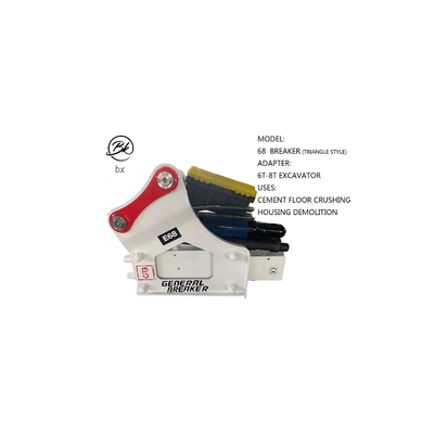 Modelo de producto Martillo Global Mini Excavadora Cubo 68 Triángulo de estilo de rotor para excavadoras