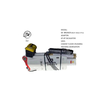 Mini Excavator Bucket 68 Breaker Estilo de ángulo derecho para entrega global y 7 días