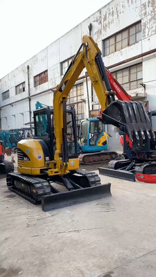 Excavadora de arrastre de segunda mano de 4000 KG con gran potencia y estabilidad hidráulica