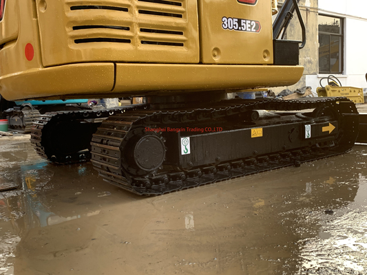 Horario de trabajo bajo Cat 305.5E2 Mini excavadora Todas las funciones normales Excelente estado