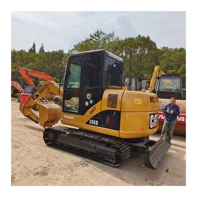 2.5 toneladas Cat 306d mini excavadora con gran potencia y alta estabilidad hidráulica