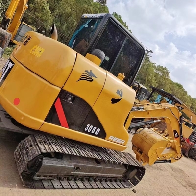 2.5 toneladas Cat 306d mini excavadora con gran potencia y alta estabilidad hidráulica