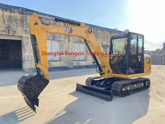 Mini excavadora Cat 306E2 de segunda mano con gran potencia y alta estabilidad hidráulica